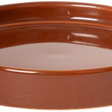 CONTRAST GLAZED PLANT POT, GREEN + BROWN