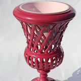 METAL URN PLANTER - POPPY