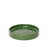 CONTRAST GLAZED PLANT POT, PINK + GREEN