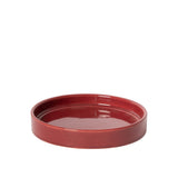CONTRAST GLAZED PLANT POT, PINK + CHERRY