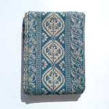 FOLK STRIPE LINEN TABLECLOTH, BLUE