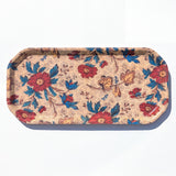 LARGE OCTAGONAL BIRCH WOOD TRAY - LACE & POSY