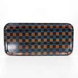 NARROW BIRCH WOOD TRAY - NATIVE CHECK