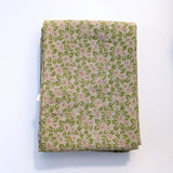 BERRY LINEN TABLECLOTH, SOFT PINK + GREEN