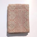 FOLK STRIPE LINEN TABLECLOTH, SOFT PINK