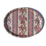 OVAL BIRCH WOOD TRAY - CAROUSEL STRIPE