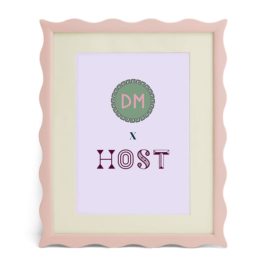DOMENICA MARLAND X HOST RIPPLE FRAME, NANCY'S BLUSHES PINK, A4