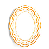 FRONZOLI SERVING PLATE, ORANGE