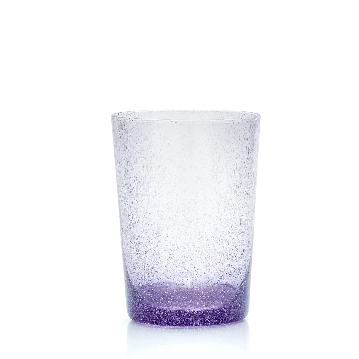 BUBBLE WATER GLASS, VIOLET